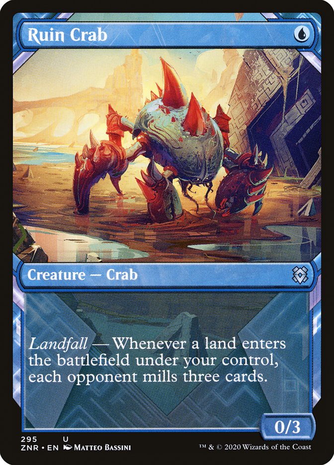 Ruin Crab (Showcase) [Zendikar Rising] | The CG Realm