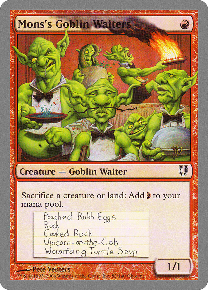 Mons's Goblin Waiters [Unhinged] | The CG Realm