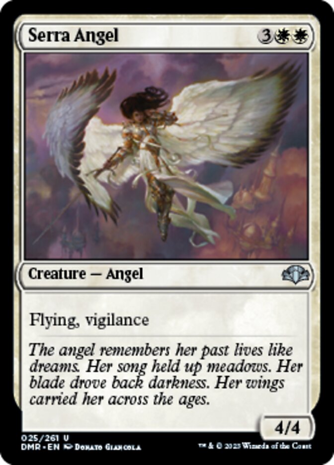 Serra Angel [Dominaria Remastered] | The CG Realm