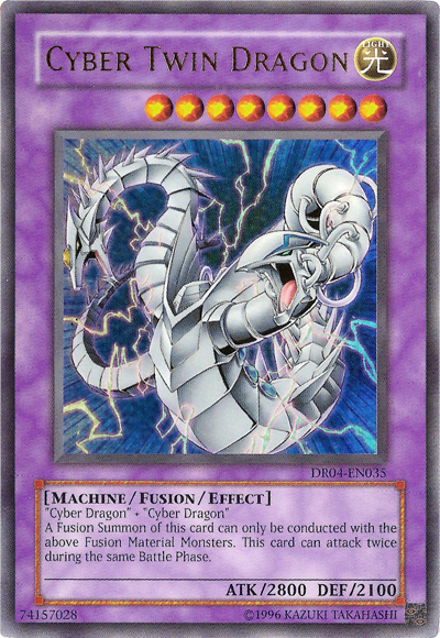 Cyber Twin Dragon [DR04-EN035] Ultra Rare | The CG Realm