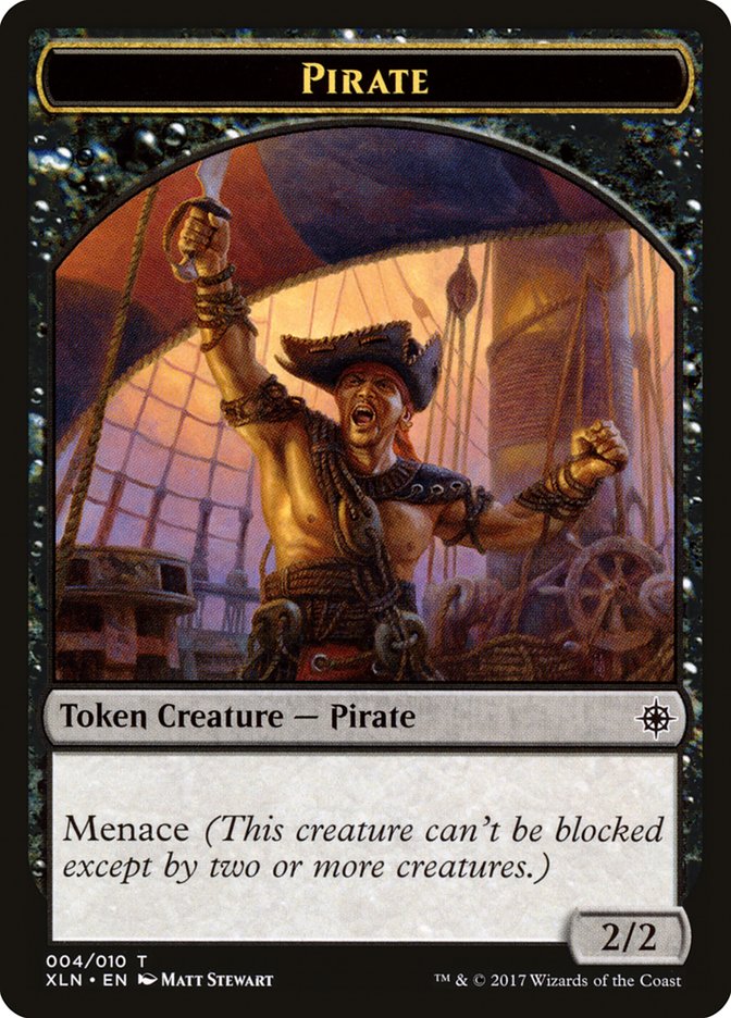 Pirate Token [Ixalan Tokens] | The CG Realm