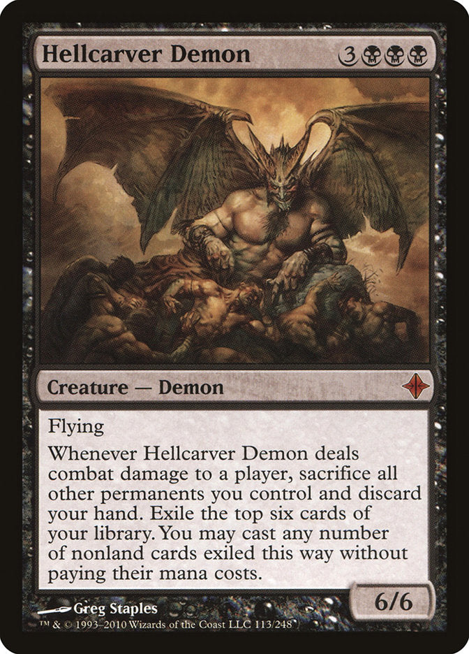 Hellcarver Demon [Rise of the Eldrazi] | The CG Realm