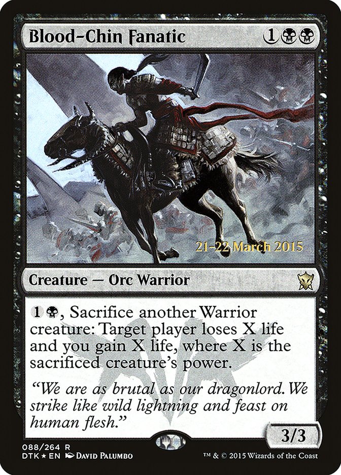 Blood-Chin Fanatic [Dragons of Tarkir Prerelease Promos] | The CG Realm