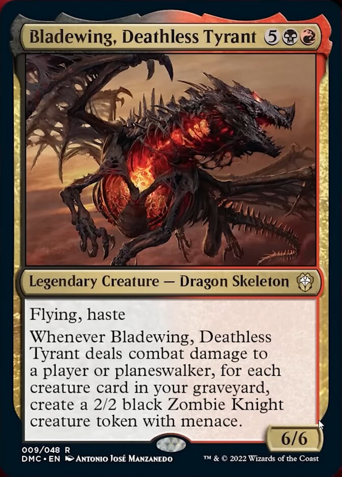 Bladewing, Deathless Tyrant [Dominaria United Commander] | The CG Realm