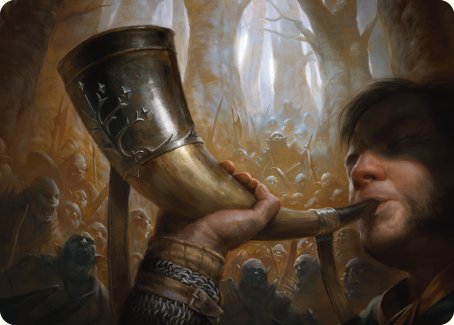 Horn of Gondor Art Card [The Lord of the Rings: Tales of Middle-earth Art Series] | The CG Realm