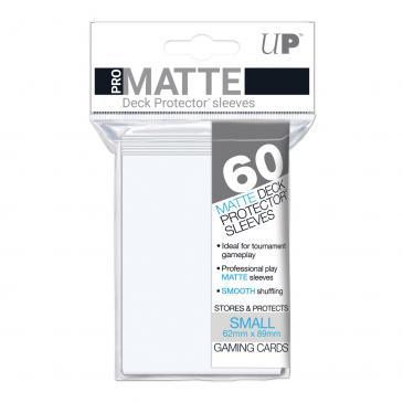 60ct Pro-Matte White Small Deck Protectors | The CG Realm