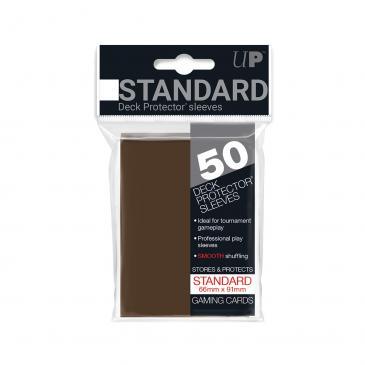 50ct Brown Standard Deck Protectors | The CG Realm