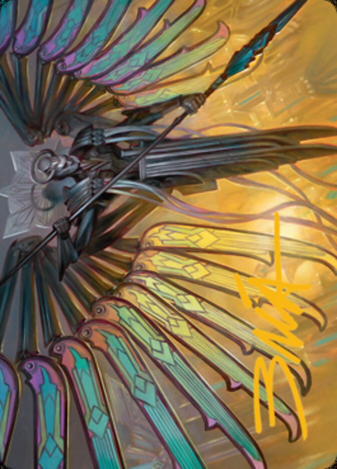 Paragon of Modernity Art Card (Gold-Stamped Signature) [Streets of New Capenna Art Series] | The CG Realm