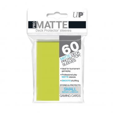 60ct Pro-Matte Bright Yellow Small Deck Protectors | The CG Realm