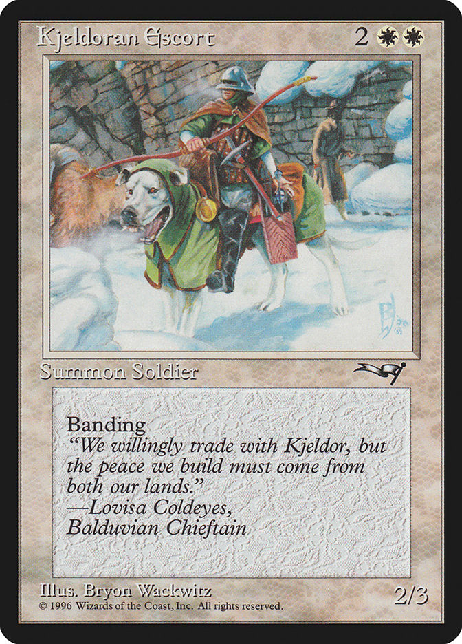 Kjeldoran Escort (Wall Background) [Alliances] | The CG Realm
