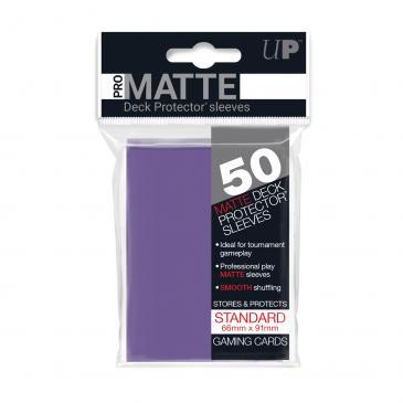 50ct Pro-Matte Purple Standard Deck Protectors | The CG Realm