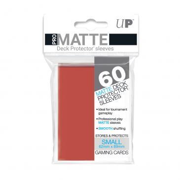 60ct Pro-Matte Red Small Deck Protectors | The CG Realm