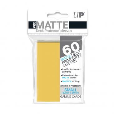 60ct Pro-Matte Yellow Small Deck Protectors | The CG Realm