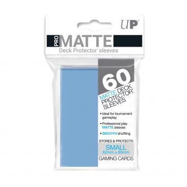 60ct Pro-Matte Light Blue Small Deck Protectors | The CG Realm