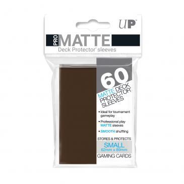 60ct Pro-Matte Brown Small Deck Protectors | The CG Realm
