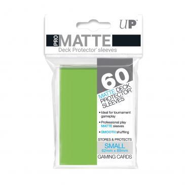 60ct Pro-Matte Lime Green Small Deck Protectors | The CG Realm
