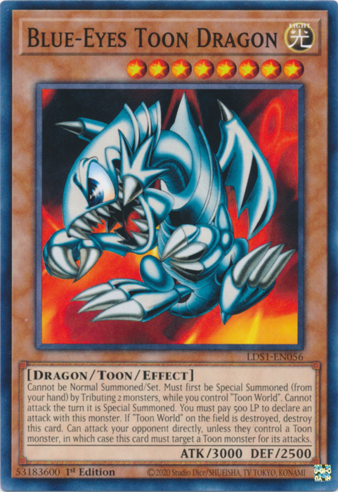 Blue-Eyes Toon Dragon [LDS1-EN056] Common | The CG Realm