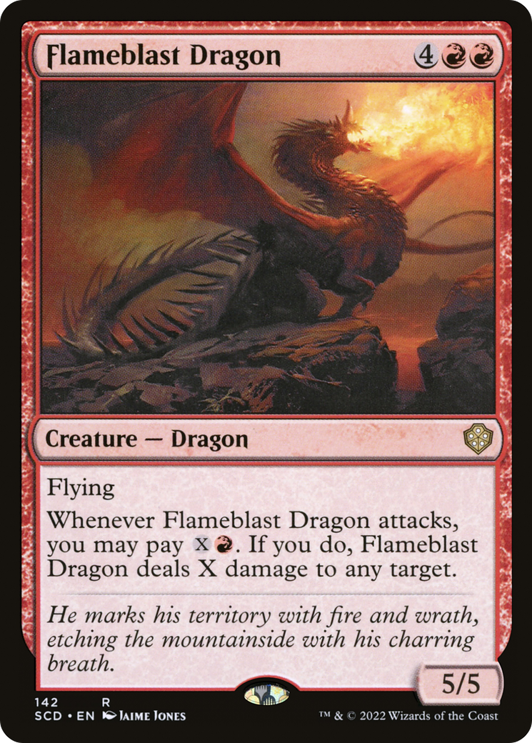 Flameblast Dragon [Starter Commander Decks] | The CG Realm