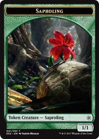 Saproling // Treasure (010) Double-Sided Token [Explorers of Ixalan Tokens] | The CG Realm