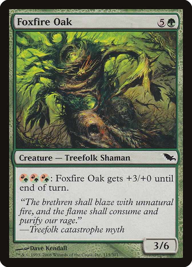 Foxfire Oak [Shadowmoor] | The CG Realm