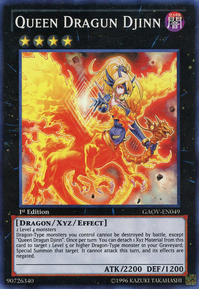 Queen Dragun Djinn [GAOV-EN049] Super Rare | The CG Realm