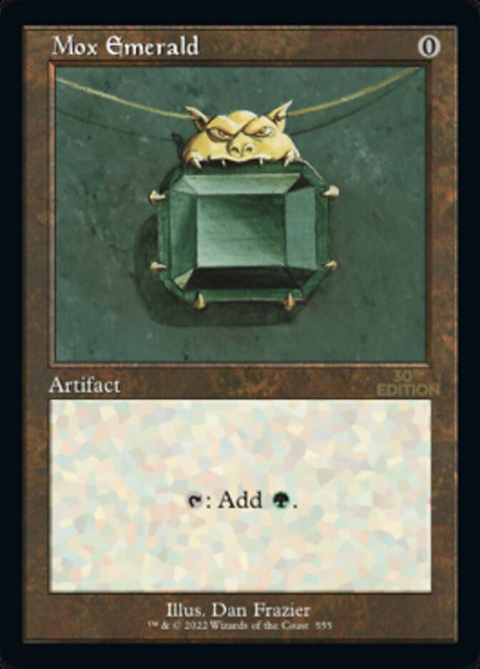 Mox Emerald (Retro Frame) (30A-555) - 30th Anniversary Edition