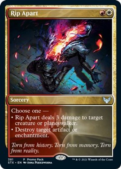 Rip Apart (Promo Pack) [Strixhaven: School of Mages Promos] | The CG Realm