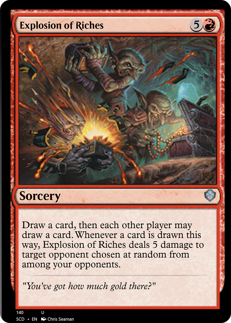 Explosion of Riches [Starter Commander Decks] | The CG Realm