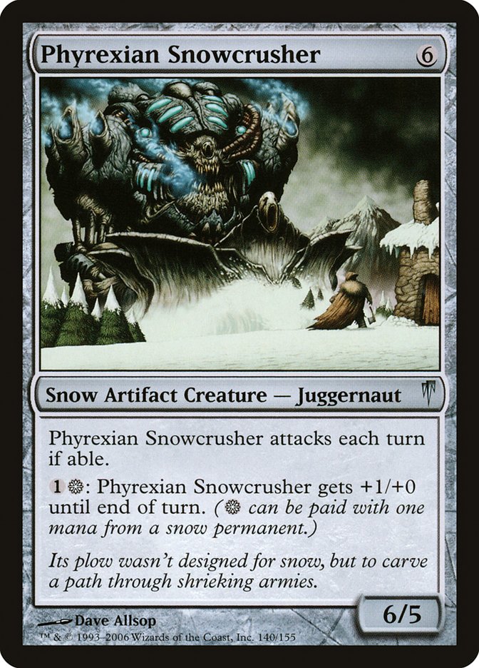Phyrexian Snowcrusher [Coldsnap] | The CG Realm