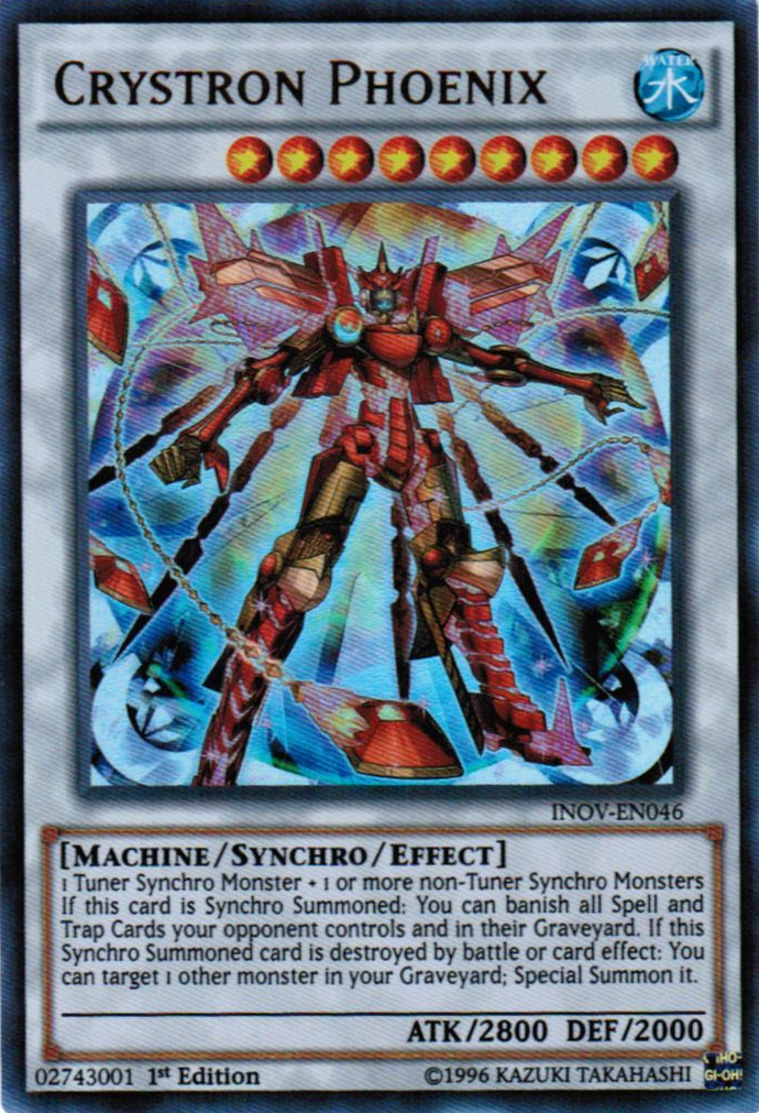 Crystron Phoenix [INOV-EN046] Ultra Rare | The CG Realm