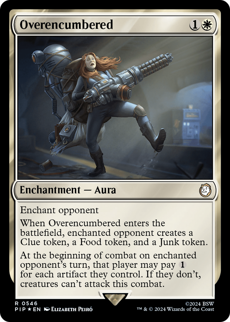 Overencumbered (Surge Foil) [Fallout] | The CG Realm