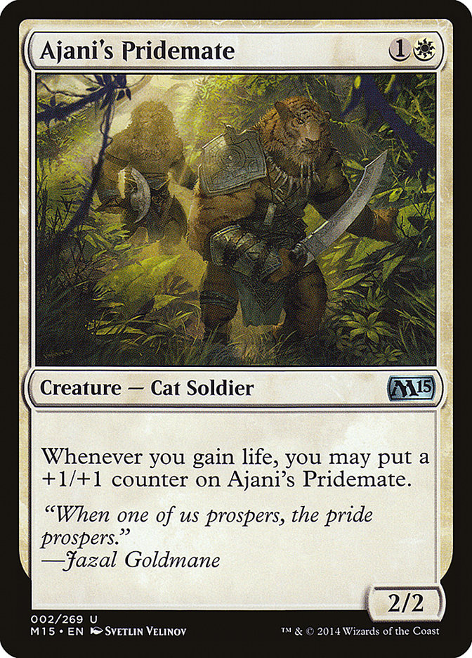 Ajani's Pridemate [Magic 2015] | The CG Realm