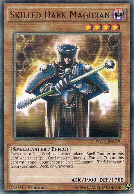 Skilled Dark Magician [YGLD-ENC19] Common | The CG Realm