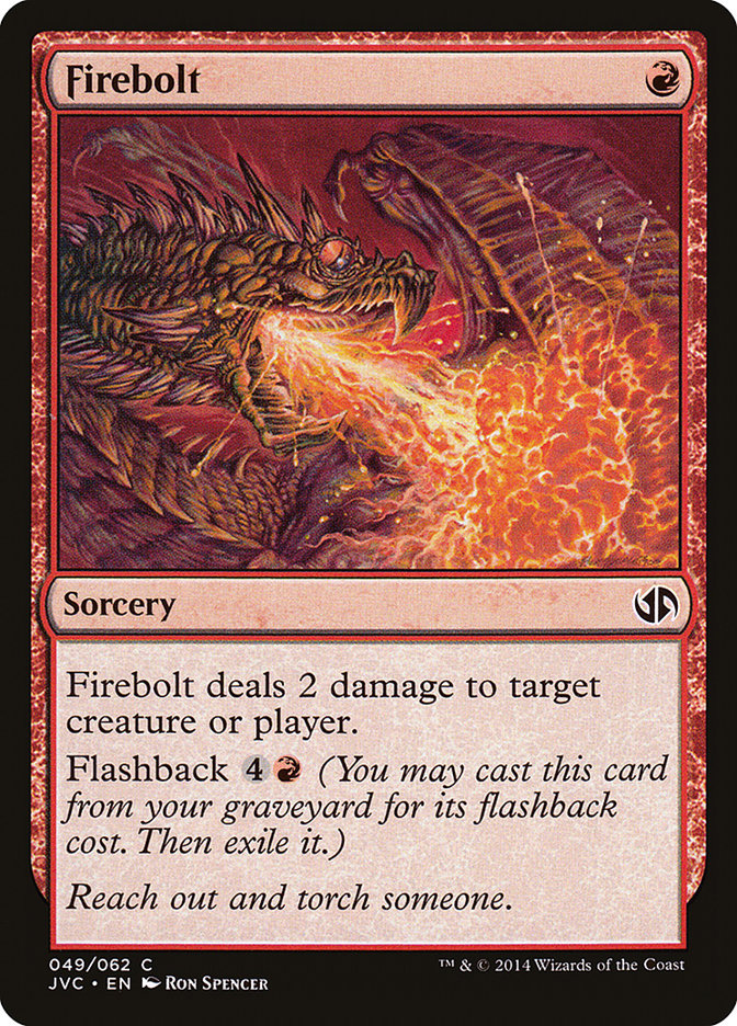 Firebolt [Duel Decks Anthology] | The CG Realm