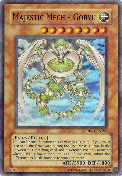Majestic Mech - Goryu [DR04-EN196] Super Rare | The CG Realm