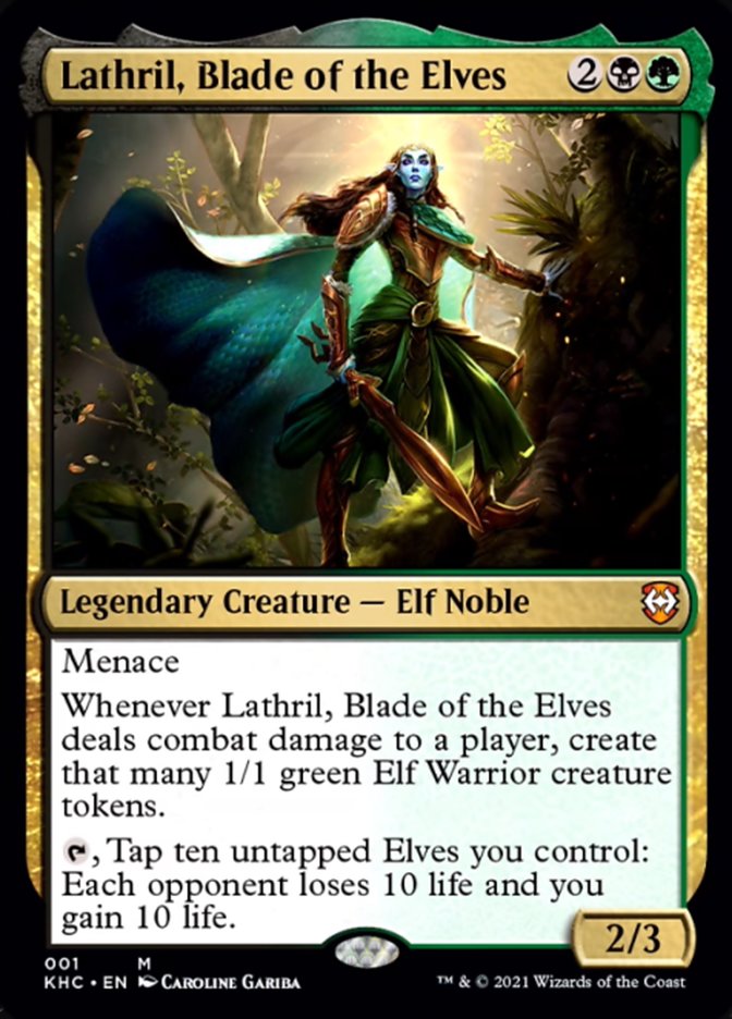 Lathril, Blade of the Elves [Kaldheim Commander] | The CG Realm
