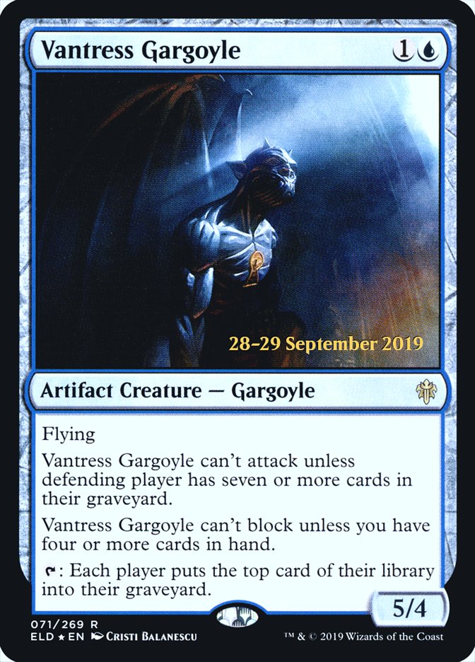 Vantress Gargoyle [Throne of Eldraine Prerelease Promos] | The CG Realm