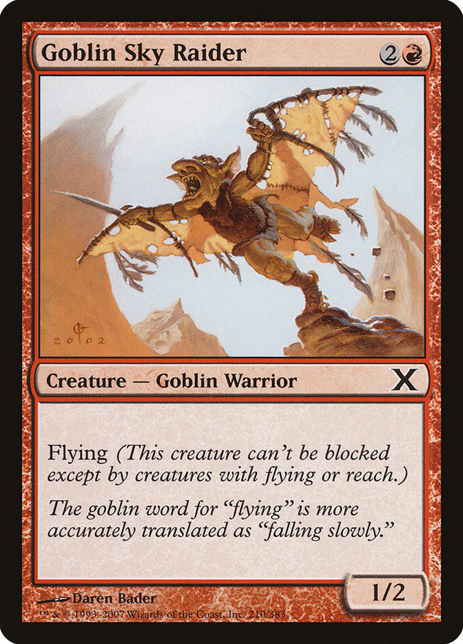 Goblin Sky Raider [Tenth Edition] | The CG Realm