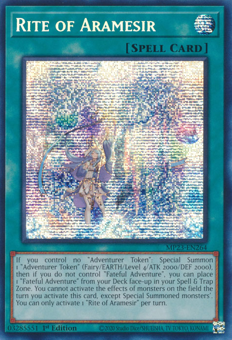 Rite of Aramesir [MP23-EN264] Prismatic Secret Rare | The CG Realm