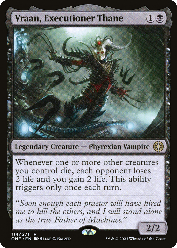 Vraan, Executioner Thane [Phyrexia: All Will Be One] | The CG Realm