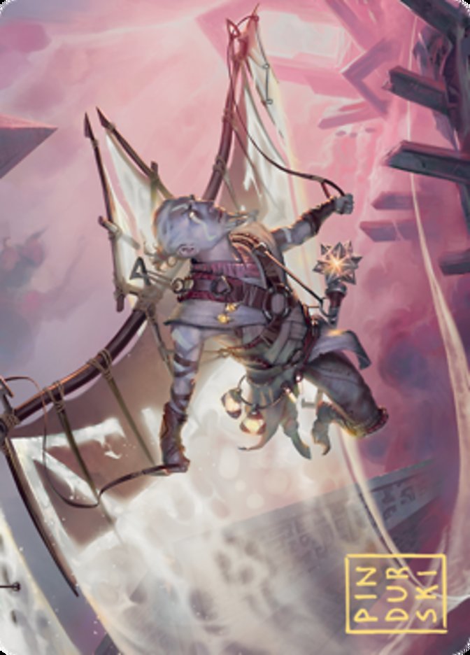 Kitesail Cleric Art Card (Gold-Stamped Signature) [Zendikar Rising Art Series] | The CG Realm