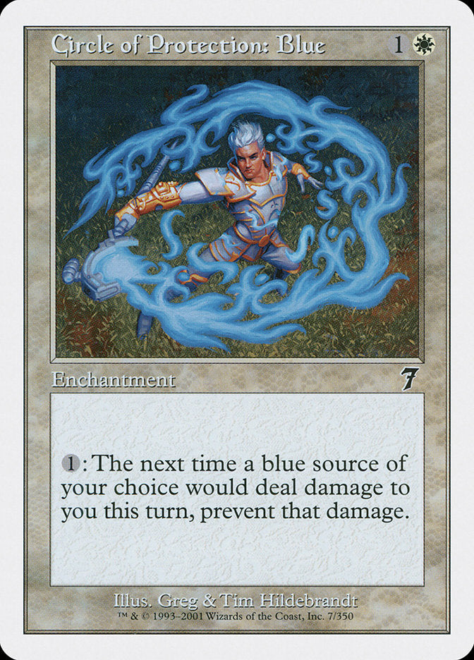 Circle of Protection: Blue [Seventh Edition] | The CG Realm