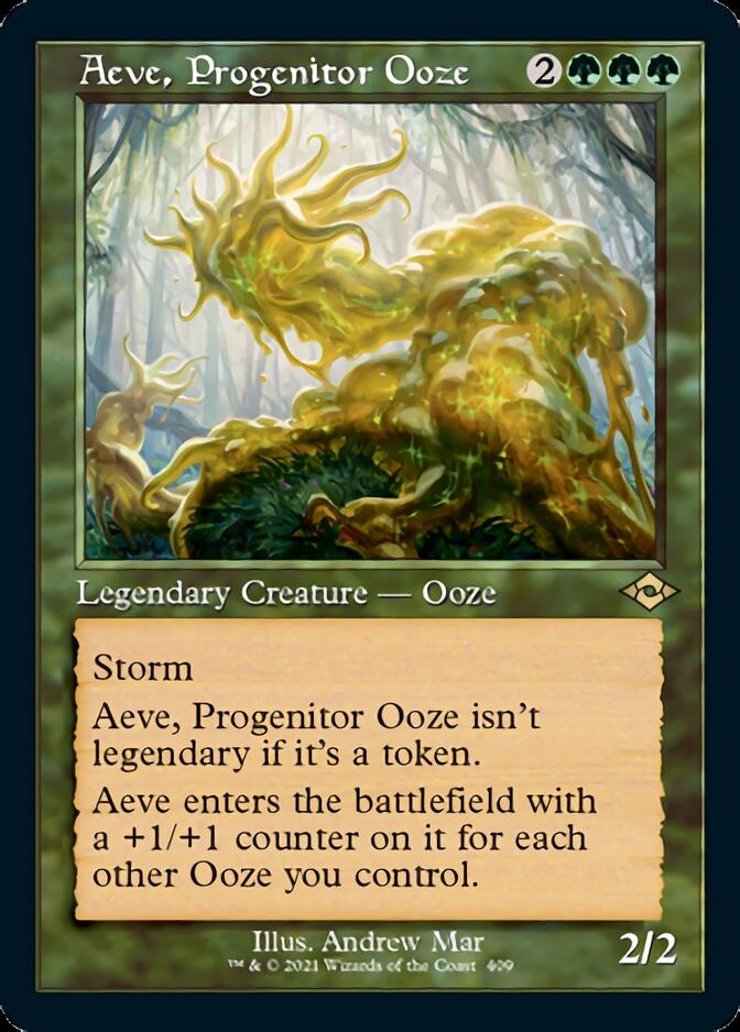 Aeve, Progenitor Ooze (Retro Foil Etched) [Modern Horizons 2] | The CG Realm