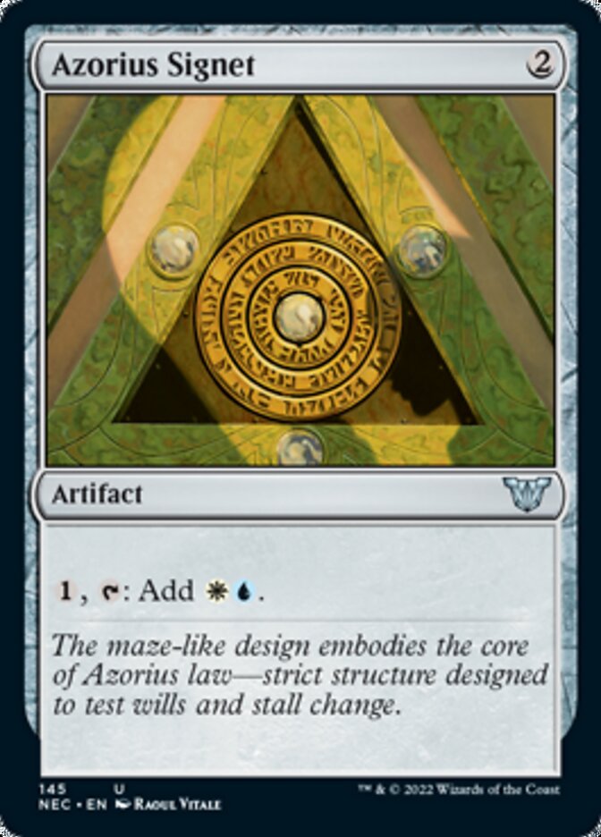 Azorius Signet [Kamigawa: Neon Dynasty Commander] | The CG Realm