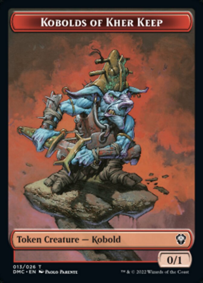 Kobolds of Kher Keep Token [Dominaria United Commander Tokens] | The CG Realm