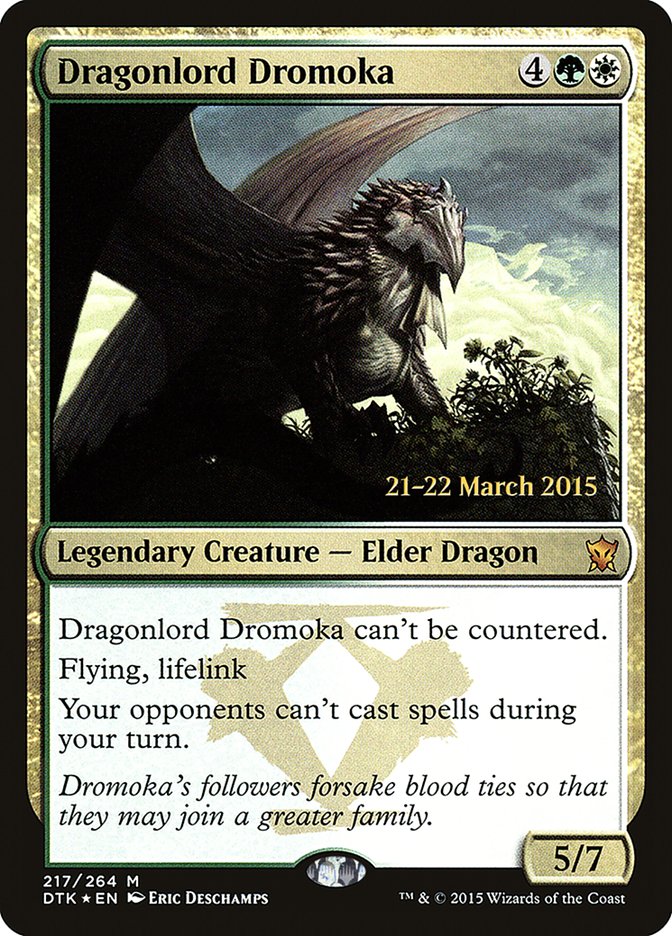 Dragonlord Dromoka [Dragons of Tarkir Prerelease Promos] | The CG Realm