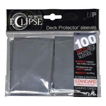 PRO-Matte Eclipse Smoke Grey Standard Deck Protector sleeve 100ct | The CG Realm