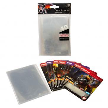 Oversized Clear Top Loading Deck Protector Sleeves 40ct | The CG Realm