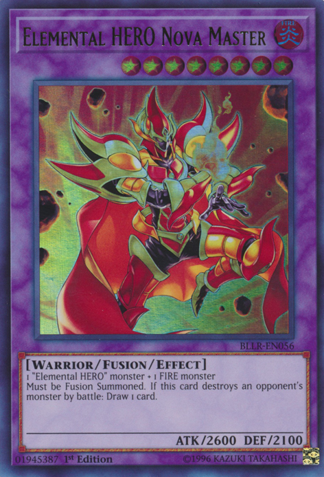 Elemental Hero Nova Master [BLLR-EN056] Ultra Rare | The CG Realm