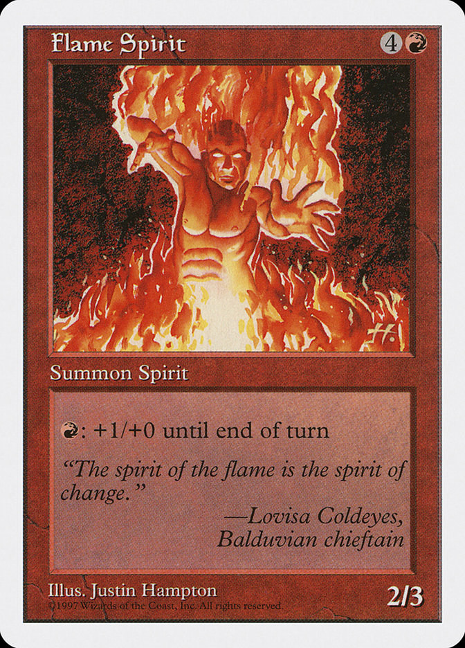 Flame Spirit [Fifth Edition] | The CG Realm